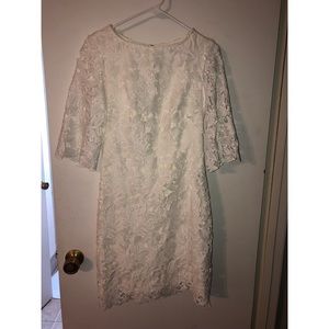Ralph Lauren white lace dress